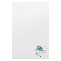 I'd rather be Skiing 2 Customized Stationery
