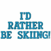 I'd Rather Be Skiing Winter Hoodie