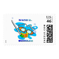 I'd Rather be Snorkeling Postage