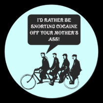 I'd Rather Be... stickers