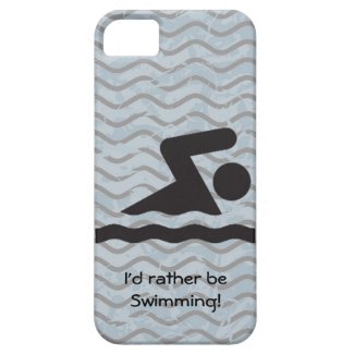 I'd rather be Swimming Design iPhone Casemate