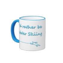 I'd Rather Be Water Skiing Mug