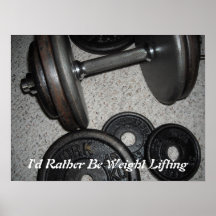 Weight Lifting Posters