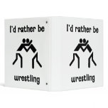I'd rather be wrestling binders