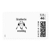 I'd Rather Be Wrestling postage