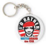 I'd Rather Waterboard the CIA Keychain