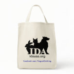 IDA organic grocery bag