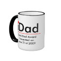iDad-Best iDad Award Presented on June 21st 2009 mugs