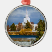 Idaho Falls Temple Christmas Ornaments