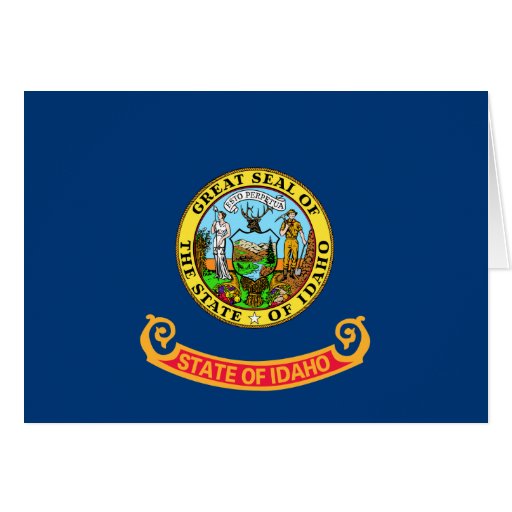 Idaho Flag Greeting Cards