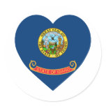 Idaho Flag Heart