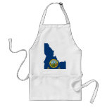 Idaho Flag Map