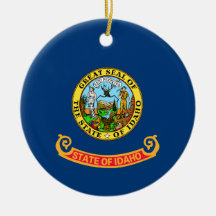 Idaho Flag Ornament