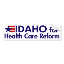 Idaho for Health Care Reform bumper stickers