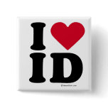 IDAHO - I LOVE ID - I LOVE IDAHO PINBACK BUTTON