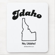 IDAHO - "IDAHO STATE MOTTO" T-shirts and Gear Mouse Mat