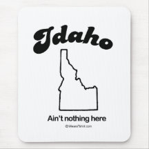 IDAHO - "IDAHO STATE MOTTO" T-shirts and Gear Mouse Mat
