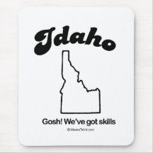 IDAHO - "IDAHO STATE MOTTO" T-shirts and Gear Mouse Mat