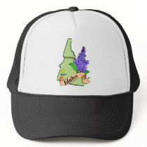 Idaho Map - Pastel Trucker Hat