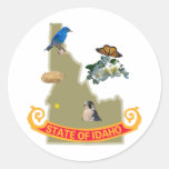 Idaho Round Sticker