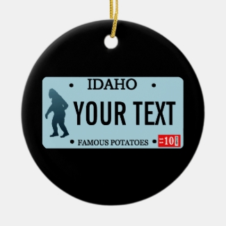 Idaho Sasquatch License Plate