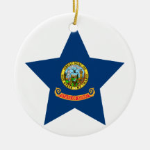 Idaho Star Christmas Tree Ornament