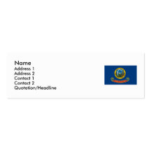 Idaho State Flag Business Cards