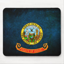 Idaho state flag mouse pads