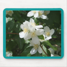 Idaho State Flower, the Syringa Mouse Mat