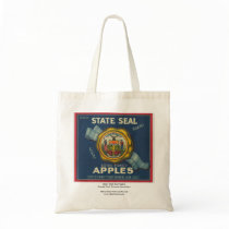 Idaho State Seal Apples Canvas Bag