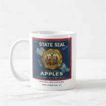 Idaho State Seal Apples Coffee Mug