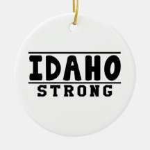 Idaho Strong Designs Christmas Ornament