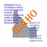 IDAHO TEE SHIRTS