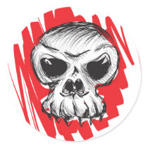 Idaltu Skull stickers