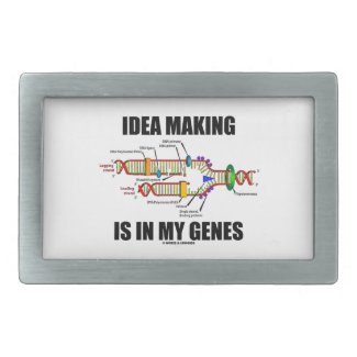 Idea Making Is In My Genes (DNA Replication) Belt Buckles