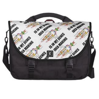 Idea Making Is In My Genes (DNA Replication) Laptop Computer Bag