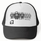 trucker_hat - This Graphic cap from 3131Theory features an army of iDEAD soldiers. Bold, Graphic, and just plain fun.: Sizes  Available colors: white_black