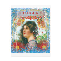 Ideal Beauty Distressed postcards by vintageirony Ideal Beauty Distressed postcards