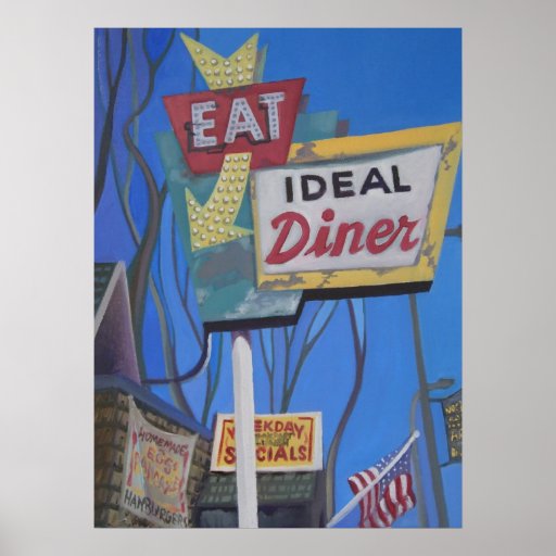 IDEAL DINER POSTER