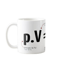 Ideal gas law mugs