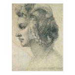 Ideal Head of a Woman by Michelangelo Post Card