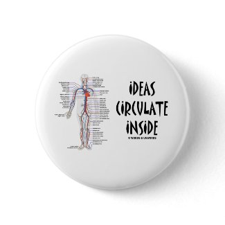 Ideas Circulate Inside (Circulatory System) button