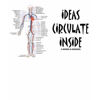 Ideas Circulate Inside (Circulatory System) shirt