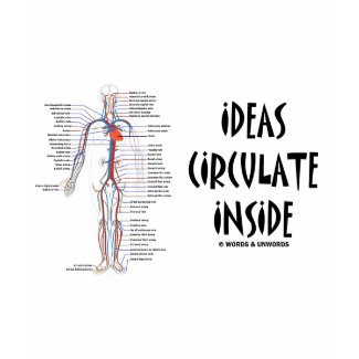 Ideas Circulate Inside (Circulatory System) shirt