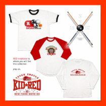 Ideas for RED creational tees. posters