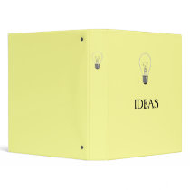 Ideas Notebook binders