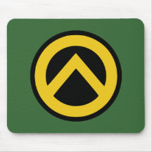 Identitäre movement (Lambda logo) Mouse Pad