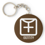 Identity : Female Dark Keychain