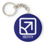 Identity : Male Dark Keychain