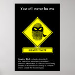 Identity Theft Security Awareness Poster